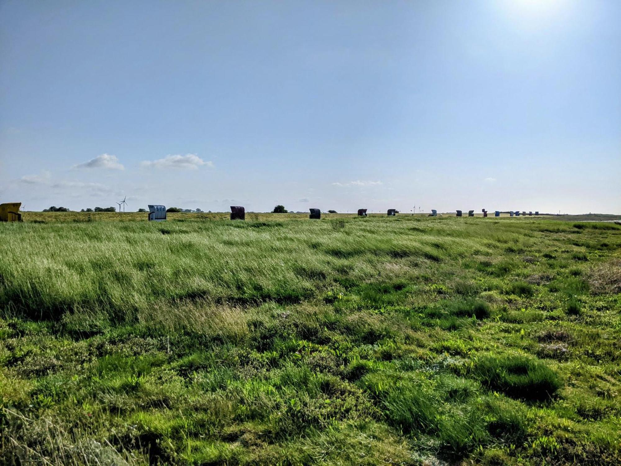 Drei-Insel-Blick Neßmersiel Extérieur photo