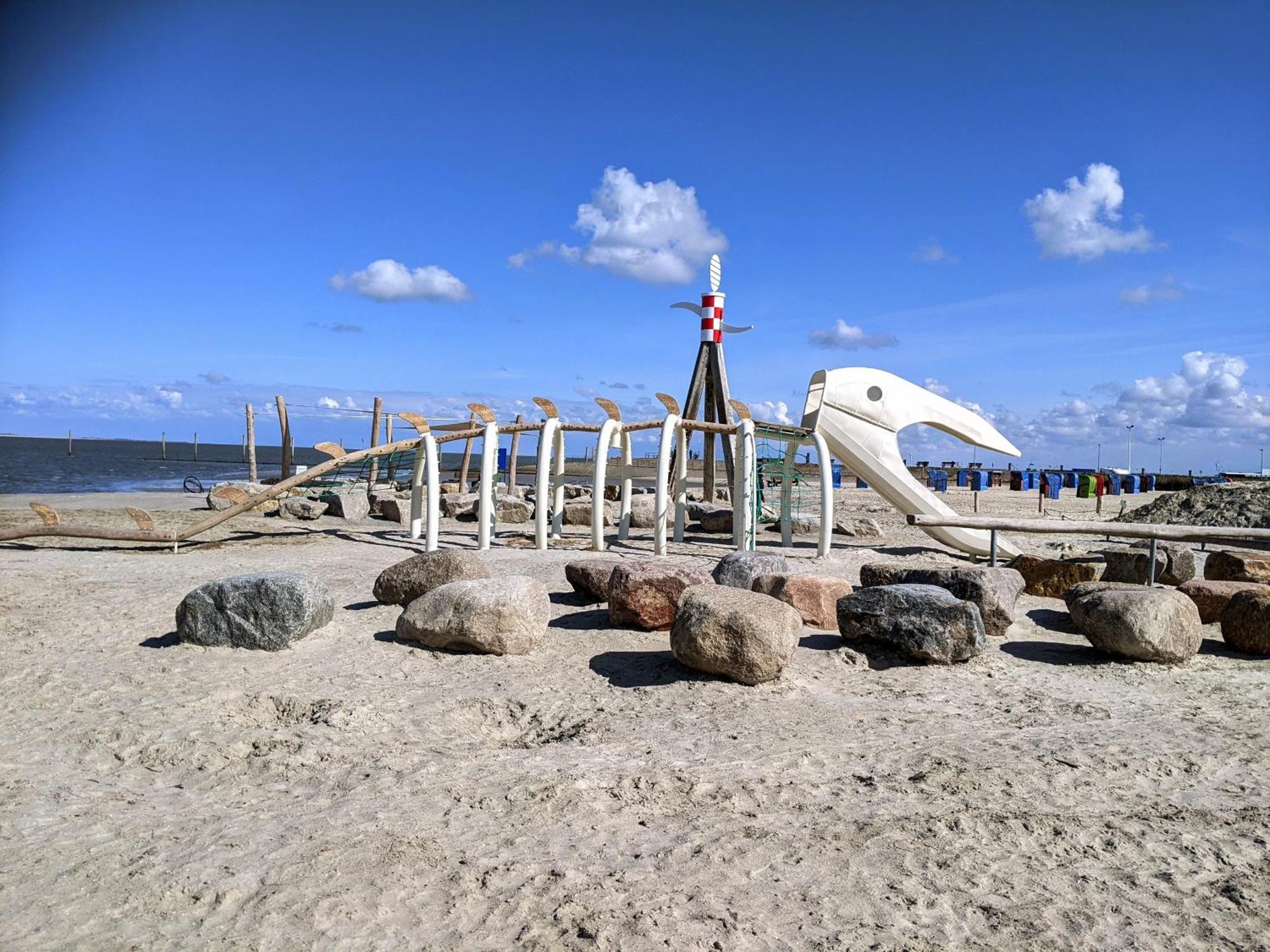 Drei-Insel-Blick Neßmersiel Extérieur photo