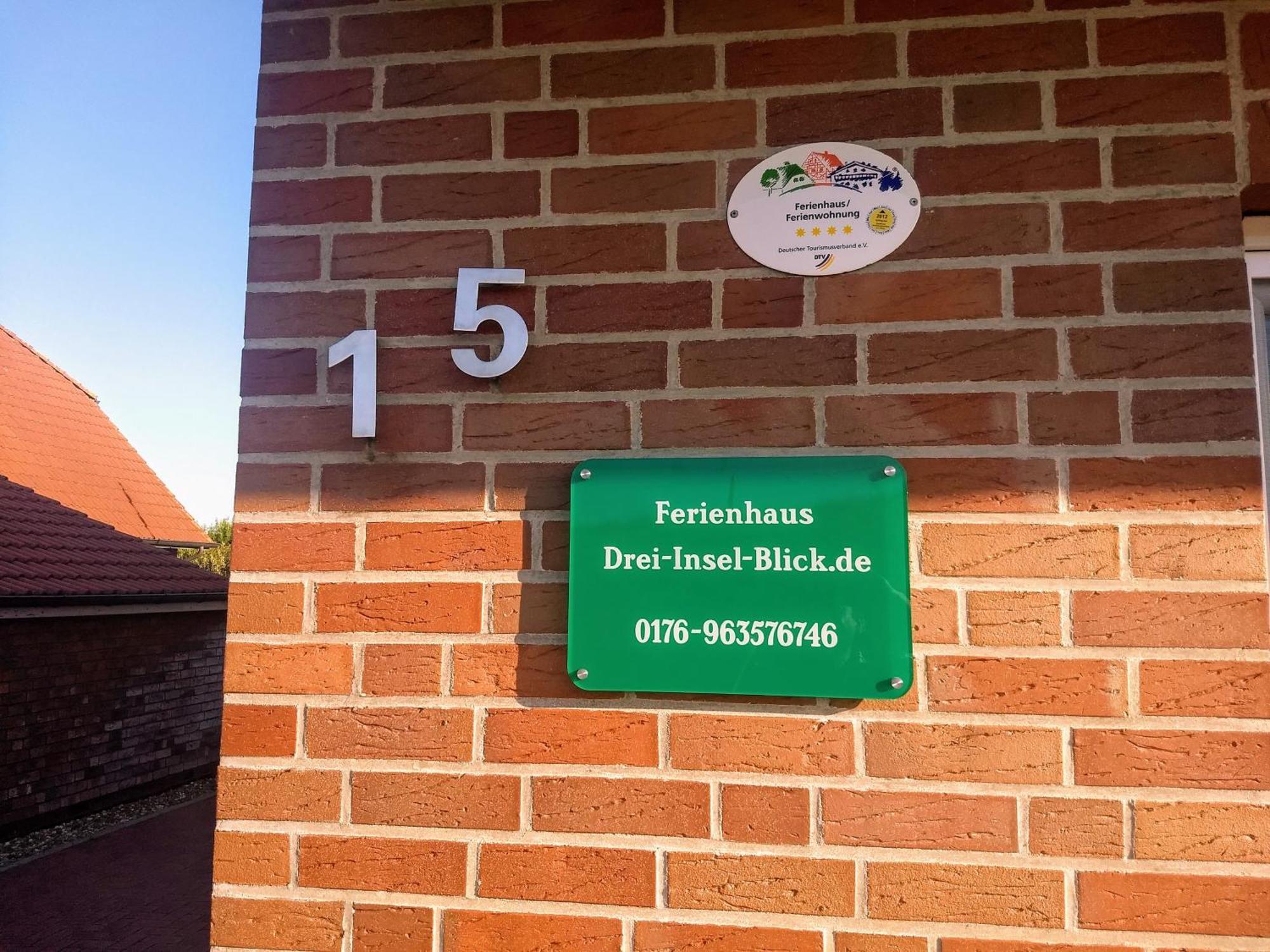 Drei-Insel-Blick Neßmersiel Extérieur photo