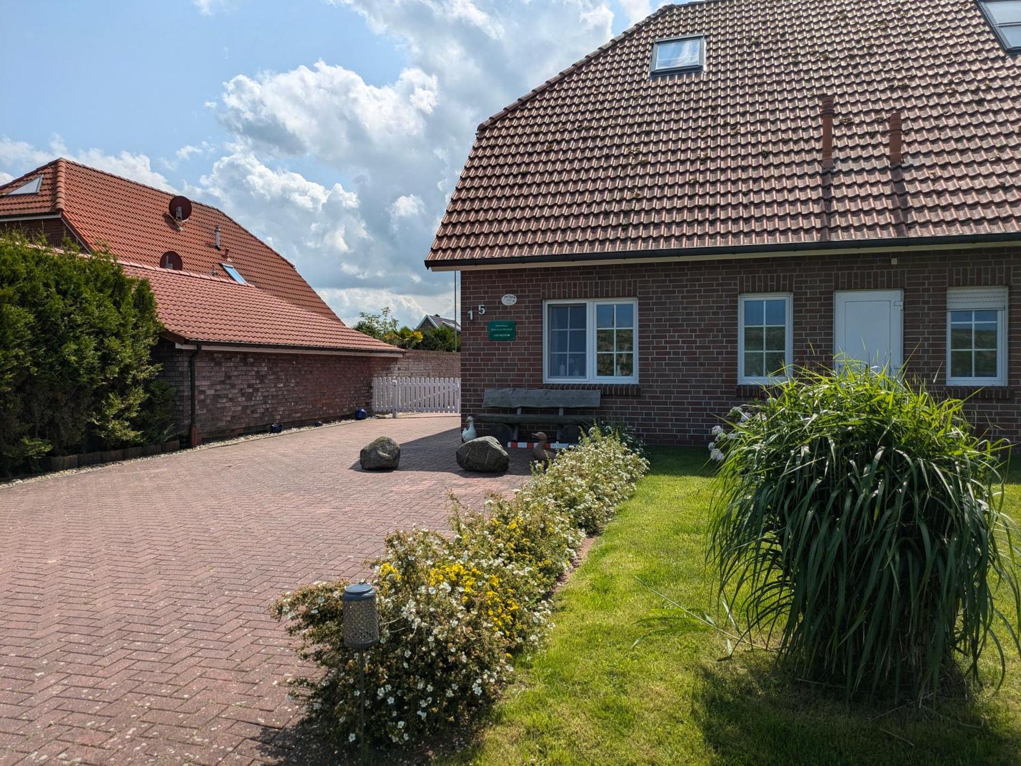Drei-Insel-Blick Neßmersiel Extérieur photo