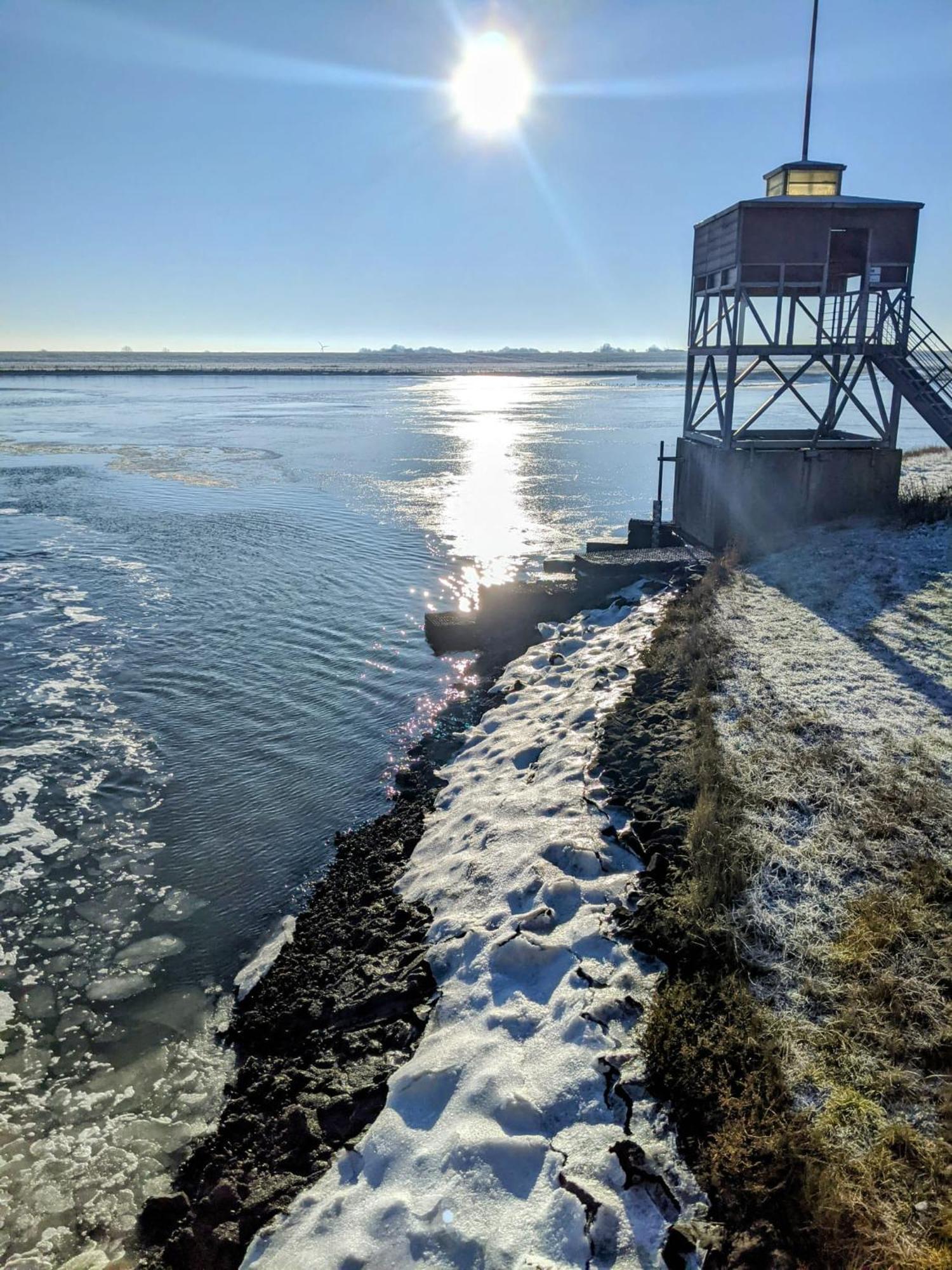 Drei-Insel-Blick Neßmersiel Extérieur photo