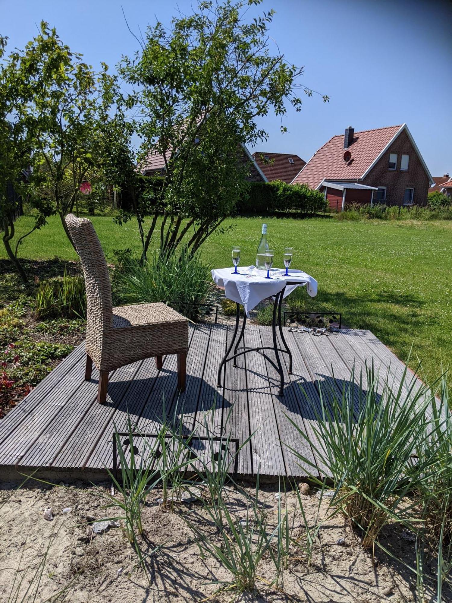 Drei-Insel-Blick Neßmersiel Extérieur photo